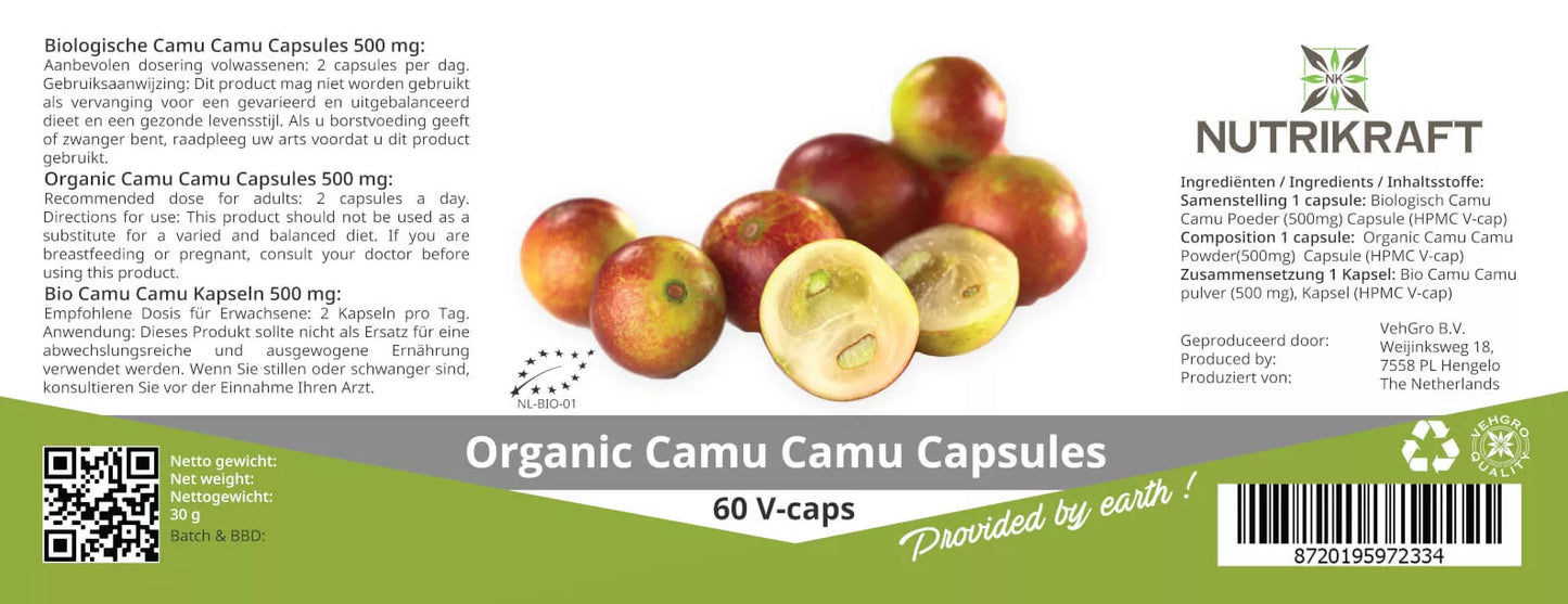 Camu Camu Biologisch Biologisch 60 Vegan-Capsules