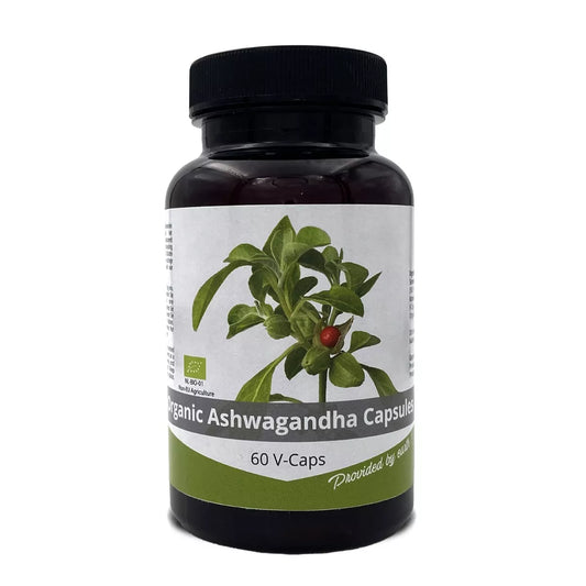 Ashwagandha Biologisch 60 Vegan-Capsules