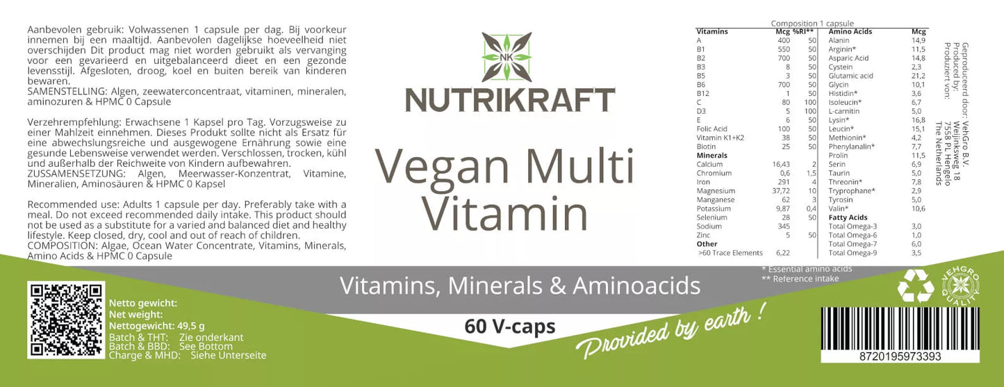 Multi-Vitamine 60 Vegan-capsules